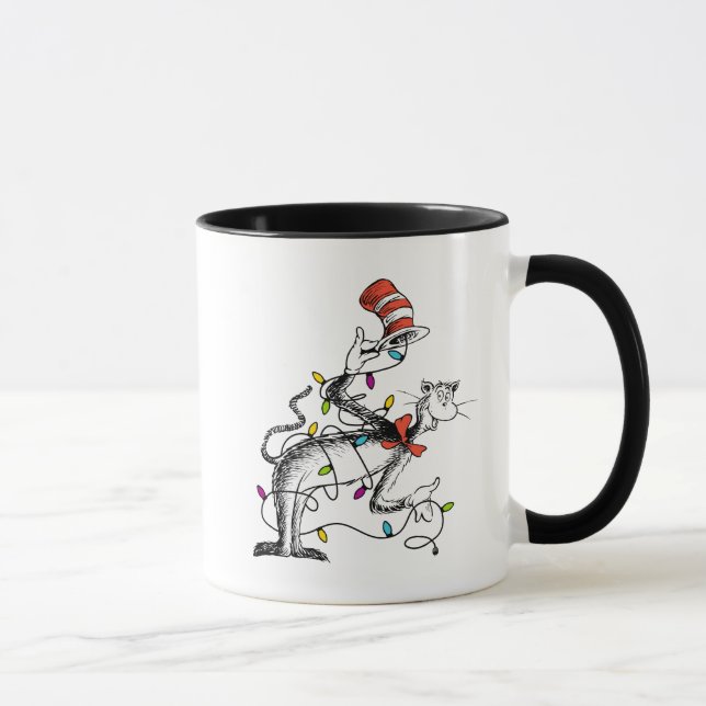 Dr Seuss | The Grinch | Mischievous Cat in the Hat Mug (Right)