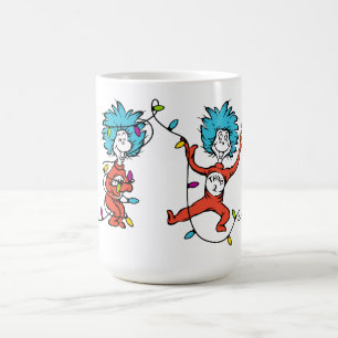 Dr. Seuss   The Grinch   Thing 1 & Thing 2 Dancing Coffee Mug