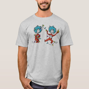 Dr. Seuss The Grinch Thing 1 & Thing 2 Dancing T-Shirt