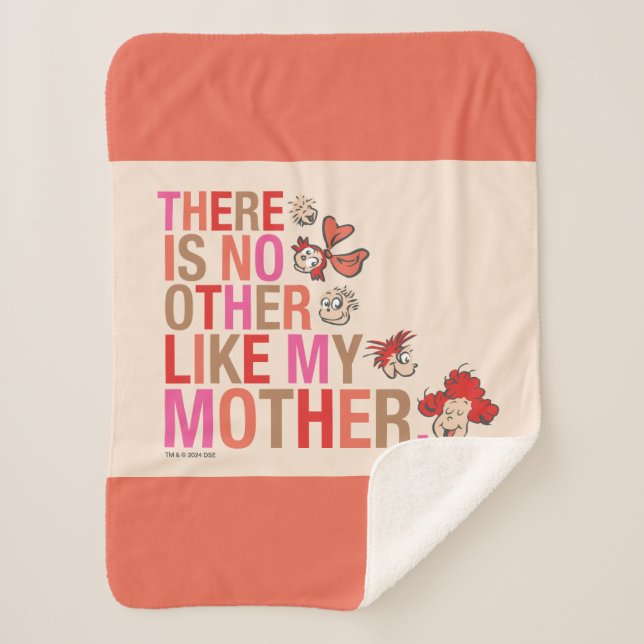 Dr. Seuss | There Is No Other Like My Mother Sherpa Blanket (Front)