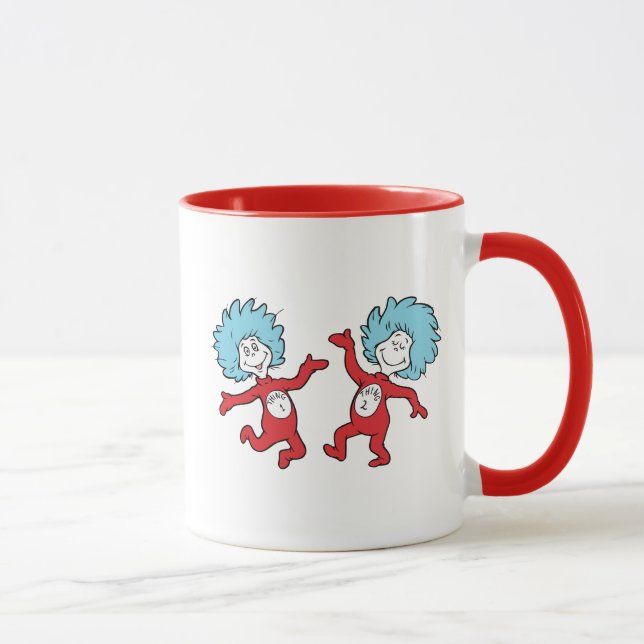 Dr. Seuss Thing 1 and Thing 2 Character Mug (Right)