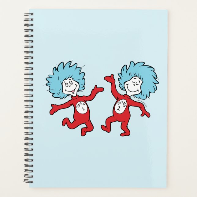 Dr. Seuss Thing 1 and Thing 2 Character Planner (Front)