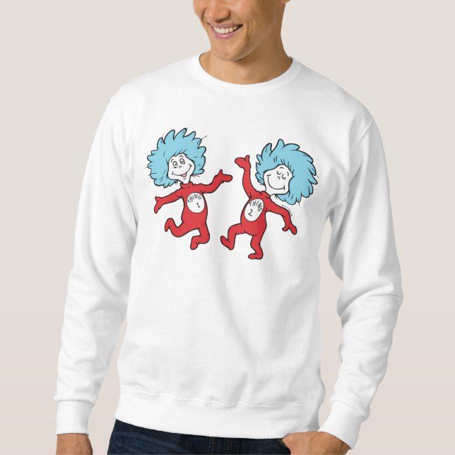Dr. Seuss Thing 1 and Thing 2 Character Sweatshirt (Front)