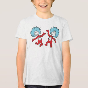 Dr. Seuss Thing 1 and Thing 2 Character Tri-Blend Shirt