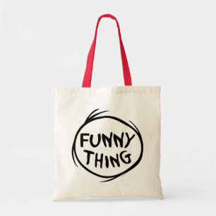 Dr. Seuss   Thing 1 Thing 2 - Funny Thing Tote Bag