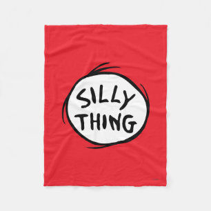Dr. Seuss   Thing 1 Thing 2 - Silly Thing Fleece Blanket