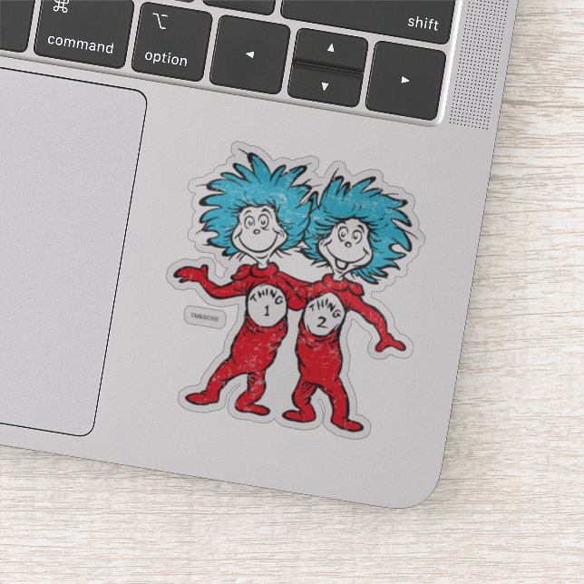 Dr. Seuss | Thing 1, Thing 2 Sitting (Detail)