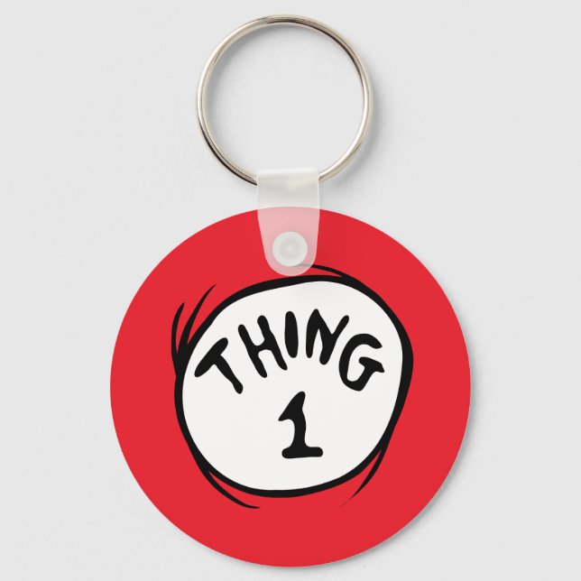 Dr. Seuss | Thing 1 Thing 2 - Thing 1 Key Ring (Front)