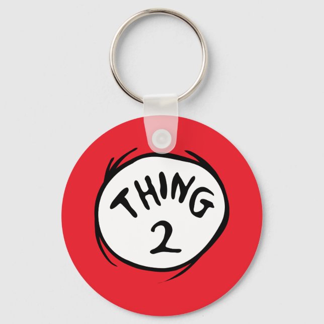Dr. Seuss | Thing 1 Thing 2 - Thing 2 Key Ring (Front)