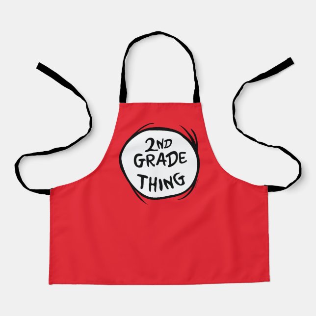 Dr. Seuss | Thing One Thing Two - 2nd Grade Thing Apron (Front)
