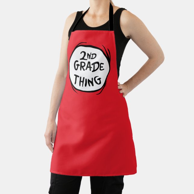 Dr. Seuss | Thing One Thing Two - 2nd Grade Thing Apron (Insitu)
