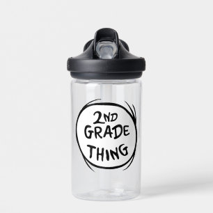 Dr. Seuss   Thing One Thing Two - 2nd Grade Thing Water Bottle