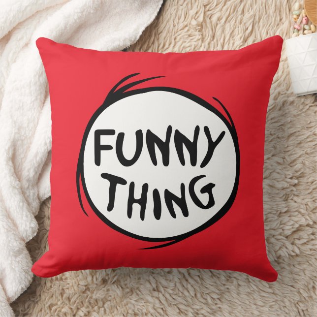 Dr. Seuss | Thing One Thing Two - Funny Thing Cushion (Blanket)