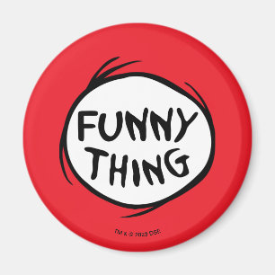 Dr. Seuss   Thing One Thing Two - Funny Thing Magnet
