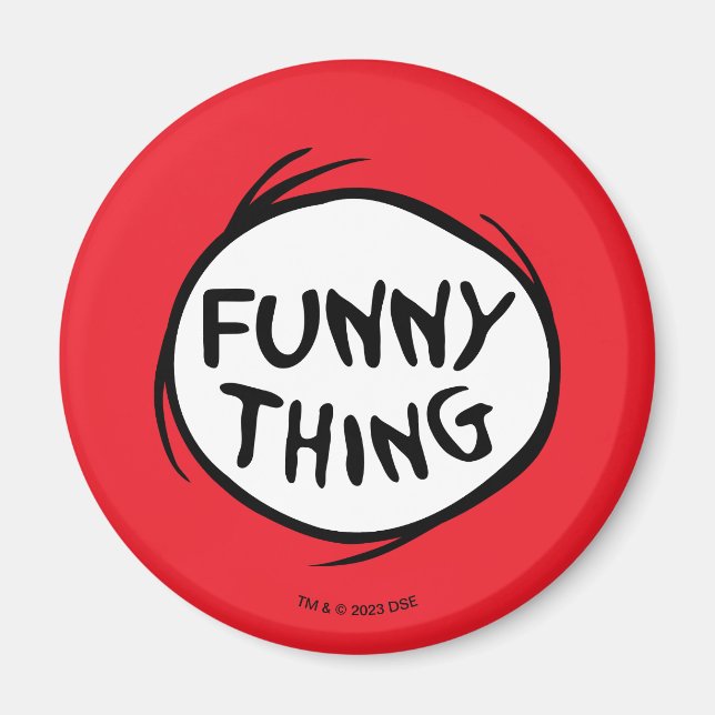 Dr. Seuss | Thing One Thing Two - Funny Thing Magnet (Front)