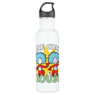Dr. Seuss   Thing One Thing Two Here Comes Trouble 710 Ml Water Bottle