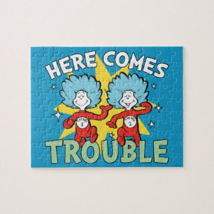 Dr. Seuss   Thing One Thing Two Here Comes Trouble Jigsaw Puzzle