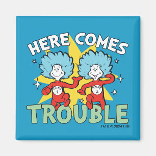 Dr. Seuss   Thing One Thing Two Here Comes Trouble Magnet