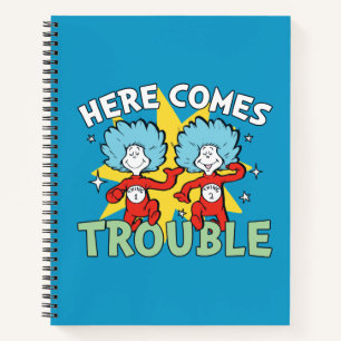 Dr. Seuss   Thing One Thing Two Here Comes Trouble Notebook