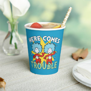 Dr. Seuss   Thing One Thing Two Here Comes Trouble Paper Cups