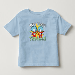 Dr. Seuss Thing One Thing Two Here Comes Trouble Toddler T-Shirt