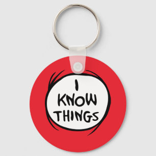 Dr. Seuss   Thing One Thing Two - I Know Things Key Ring