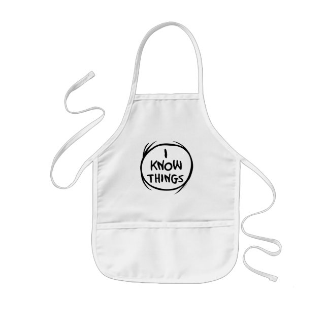 Dr. Seuss | Thing One Thing Two - I Know Things Kids Apron (Front)