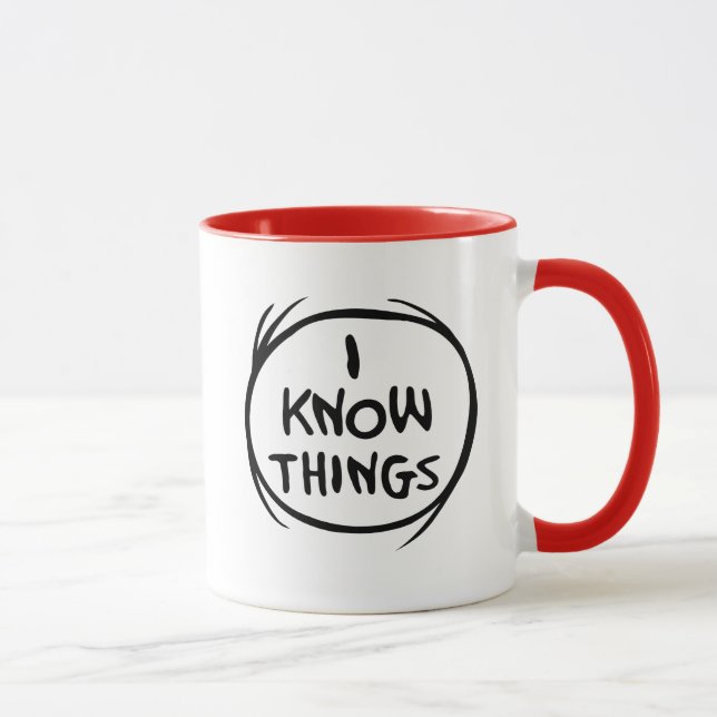 Dr. Seuss | Thing One Thing Two - I Know Things Mug (Right)