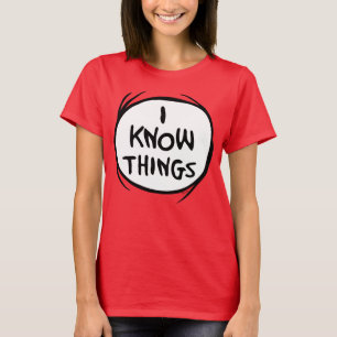 Dr. Seuss Thing One Thing Two - I Know Things T-Shirt