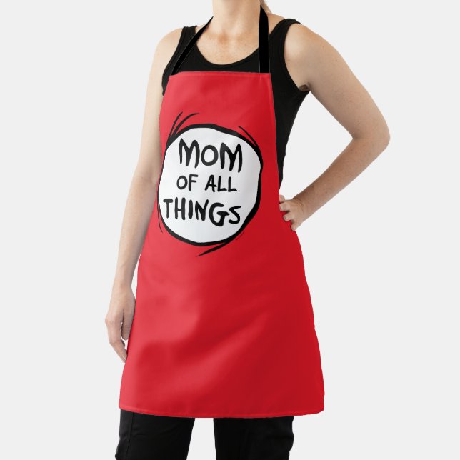 Dr. Seuss Thing One Thing Two - Mum of all Things Apron (Insitu)