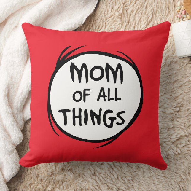Dr. Seuss Thing One Thing Two - Mum of all Things Cushion (Blanket)