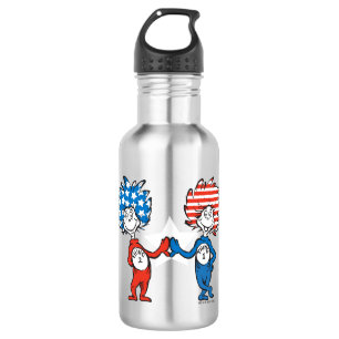 Dr. Seuss   Thing One Thing Two Patriotic Graphic 532 Ml Water Bottle