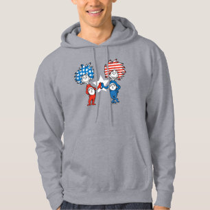 Dr. Seuss   Thing One Thing Two Patriotic Graphic Hoodie