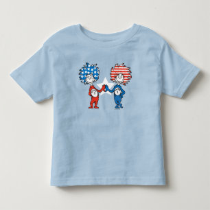 Dr. Seuss Thing One Thing Two Patriotic Graphic Toddler T-Shirt