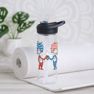 Dr. Seuss Thing One Thing Two Patriotic Graphic Water Bottle