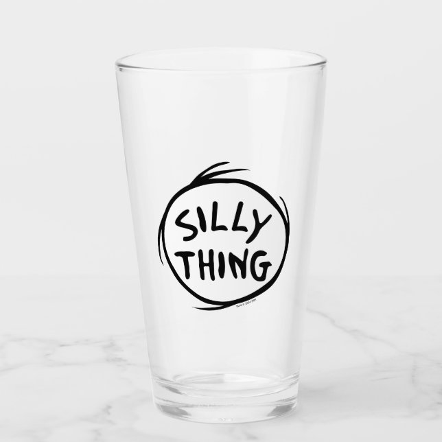 Dr. Seuss | Thing One Thing Two - Silly Thing Glass (Front)