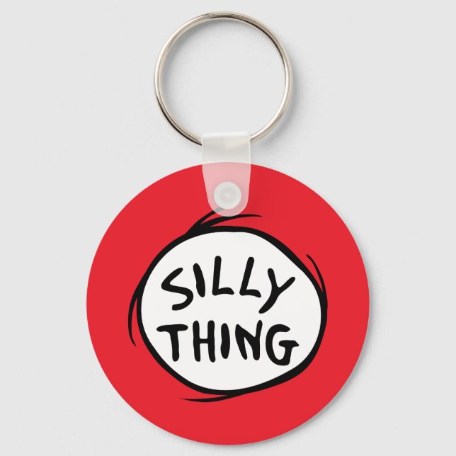 Dr. Seuss | Thing One Thing Two - Silly Thing Key Ring (Front)