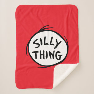 Dr. Seuss   Thing One Thing Two - Silly Thing Sherpa Blanket