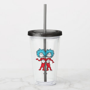 Dr. Seuss Thing One Thing Two Standing Acrylic Tumbler