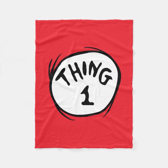 Dr. Seuss | Thing One Thing Two - Thing One Fleece Blanket (Front)