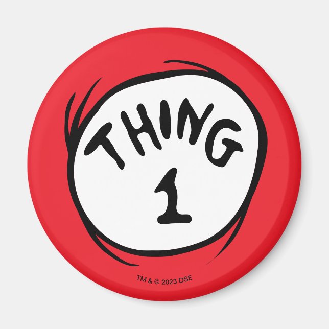 Dr. Seuss | Thing One Thing Two - Thing One Magnet (Front)