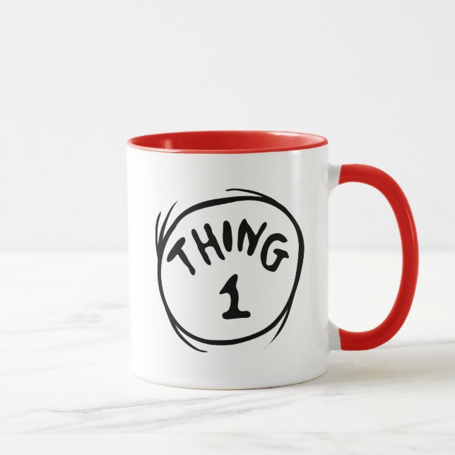 Dr. Seuss | Thing One Thing Two - Thing One Mug (Right)
