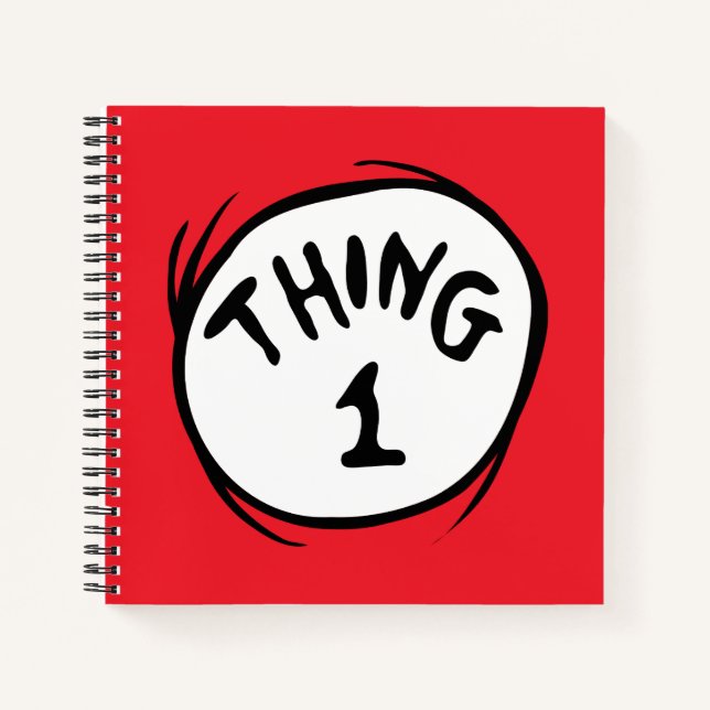 Dr. Seuss | Thing One Thing Two - Thing One Notebook (Front)