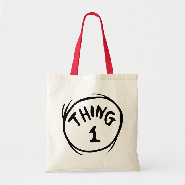 Dr. Seuss | Thing One Thing Two - Thing One Tote Bag (Front)