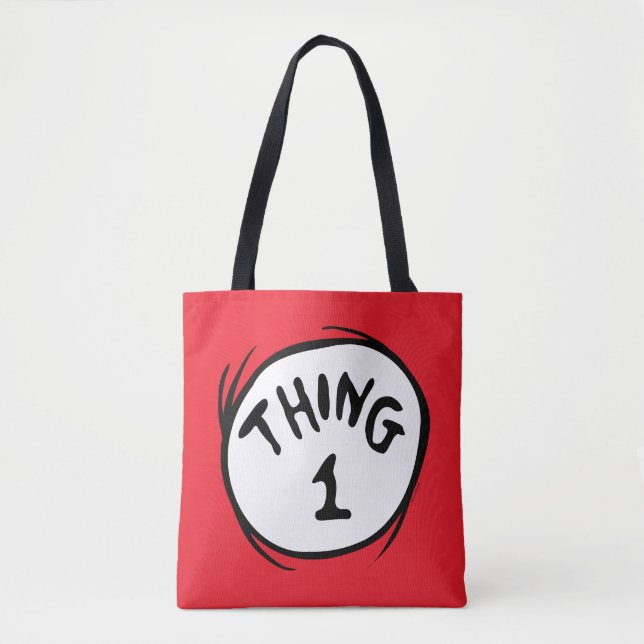 Dr. Seuss | Thing One Thing Two - Thing One Tote Bag (Front)