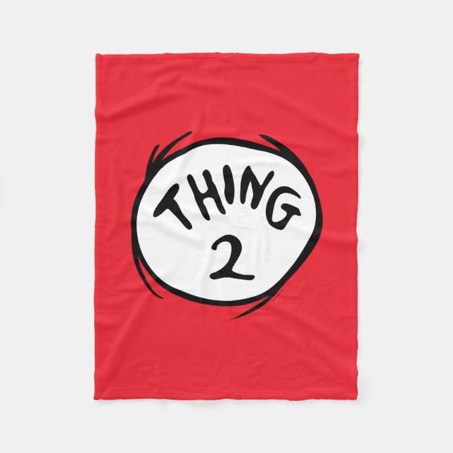 Dr. Seuss | Thing One Thing Two - Thing Two Fleece Blanket (Front)
