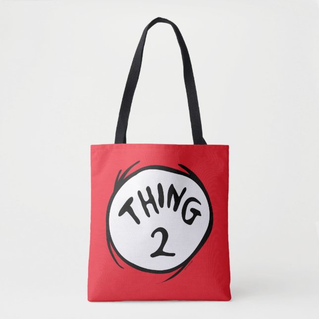 Dr. Seuss | Thing One Thing Two - Thing Two Tote Bag (Front)