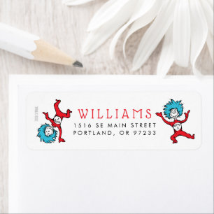 Dr. Seuss Thing One Thing Two   Twins Baby Shower