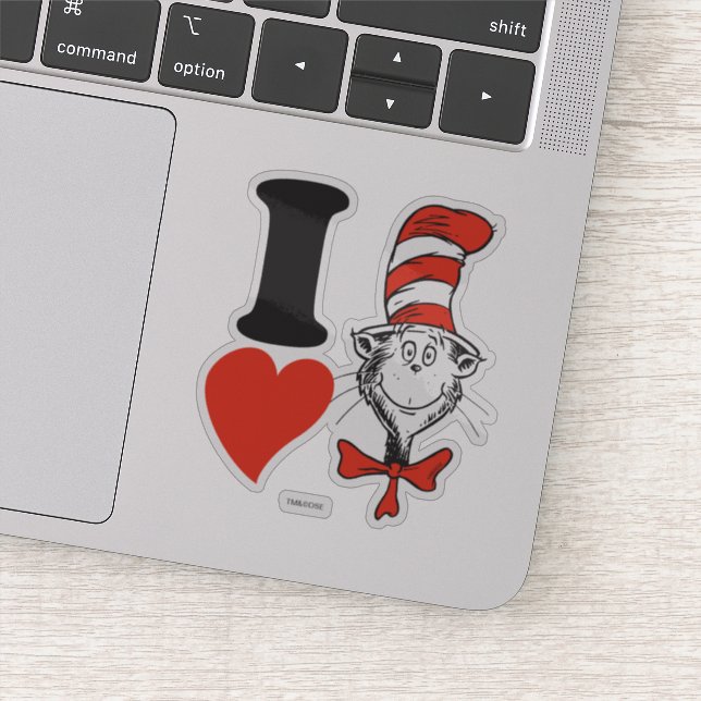Dr. Seuss Valentine | I Heart Cat in the Hat (Detail)