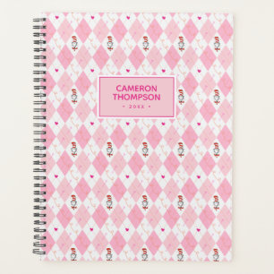 Dr. Seuss Valentine Pink Argyle Cat in the Hat Planner